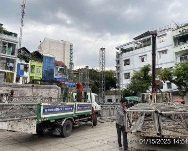 Cho thuê xe cẩu Đức Hòa Long An